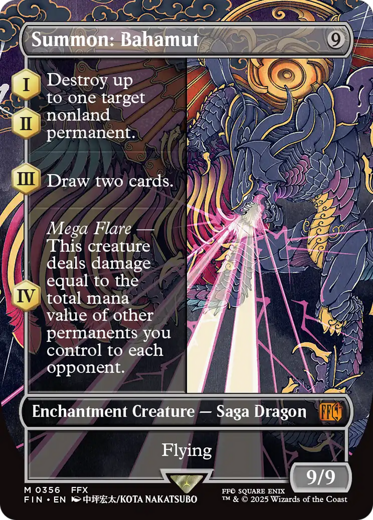 Summon: Bahamut (Borderless) [FINAL FANTASY] | Mega City Incorporated