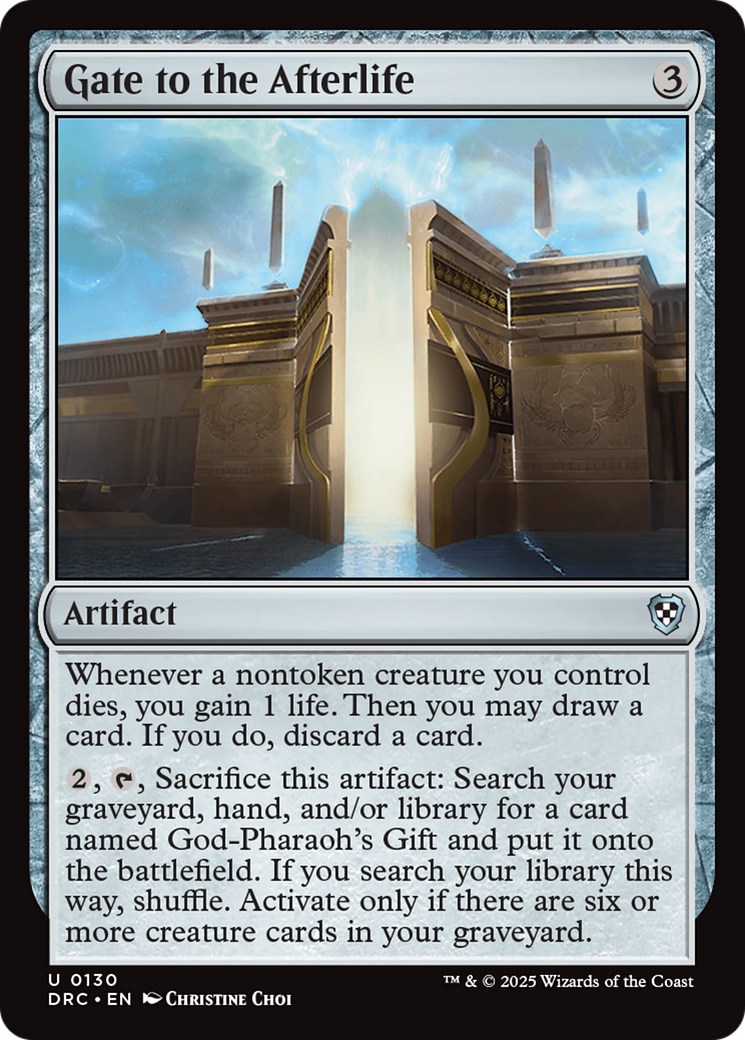 Gate to the Afterlife [Aetherdrift Commander] | Mega City Incorporated