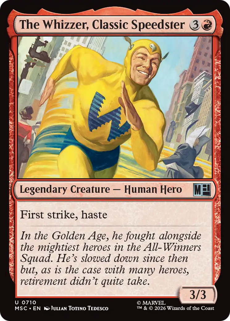 The Whizzer, Classic Speedster [Marvel Super Heroes Commander] | Mega City Incorporated