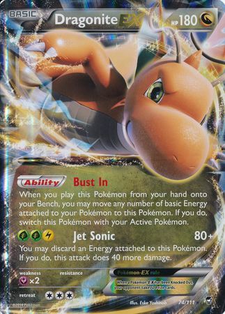 Dragonite EX (74/111) (Jumbo Card) [XY: Furious Fists] | Mega City Incorporated