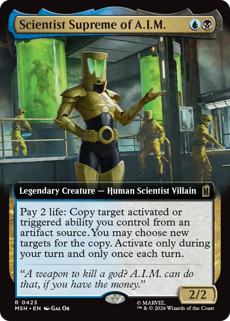 Scientist Supreme of A.I.M. (Extended Art) [Marvel Super Heroes] | Mega City Incorporated