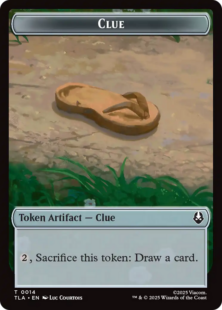 Clue (0014) // Copy (0002) Double-Sided Token [Avatar: The Last Airbender Tokens] | Mega City Incorporated