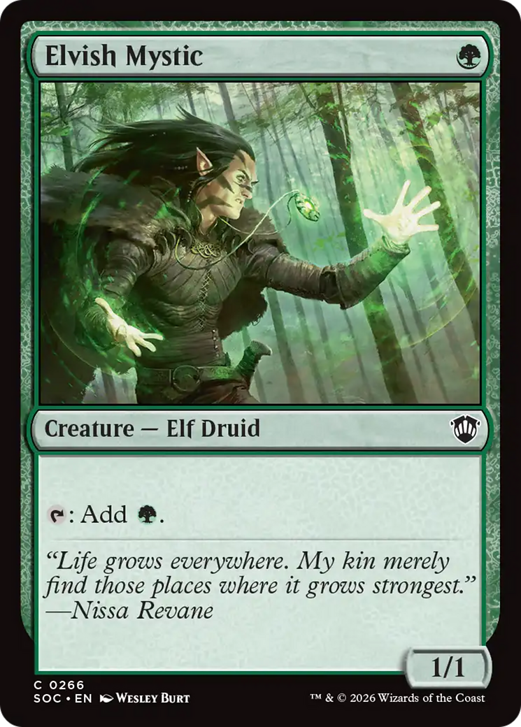 Elvish Mystic [Secrets of Strixhaven Commander] | Mega City Incorporated