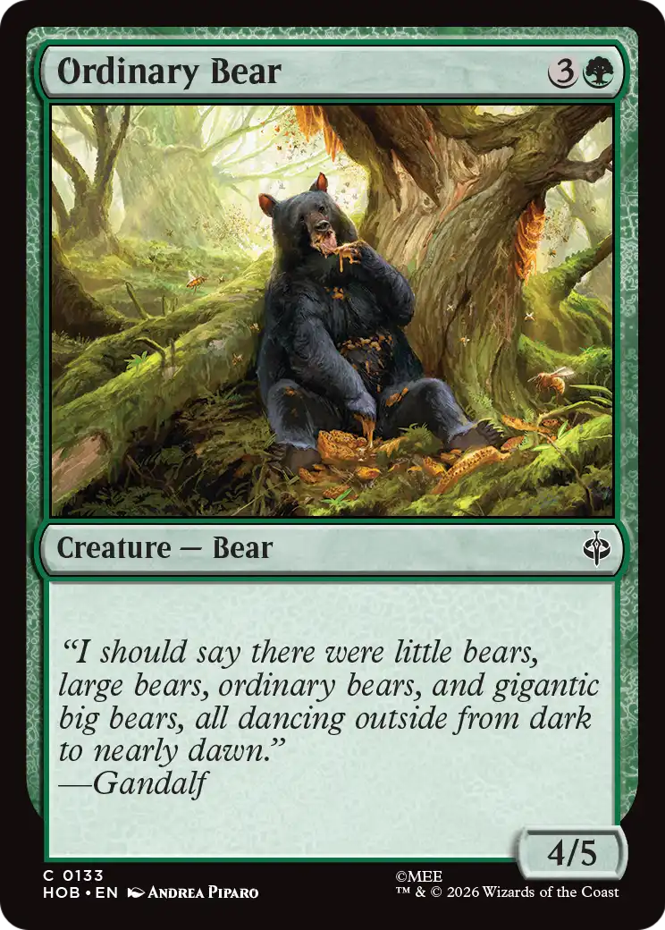 Ordinary Bear [The Hobbit] | Mega City Incorporated