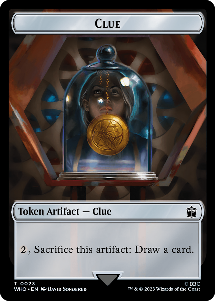 Alien // Clue (0023) Double-Sided Token [Doctor Who Tokens] | Mega City Incorporated