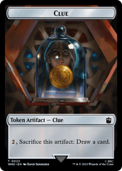 Alien // Clue (0023) Double-Sided Token [Doctor Who Tokens] | Mega City Incorporated
