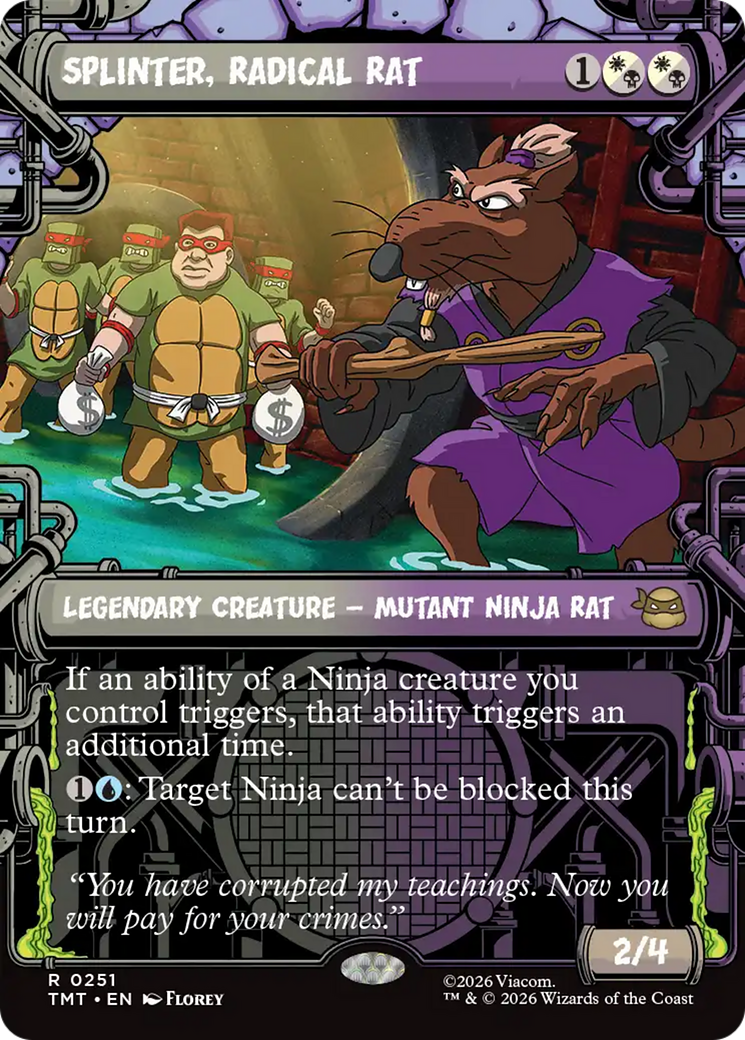 Splinter, Radical Rat (Showcase) [Teenage Mutant Ninja Turtles] | Mega City Incorporated