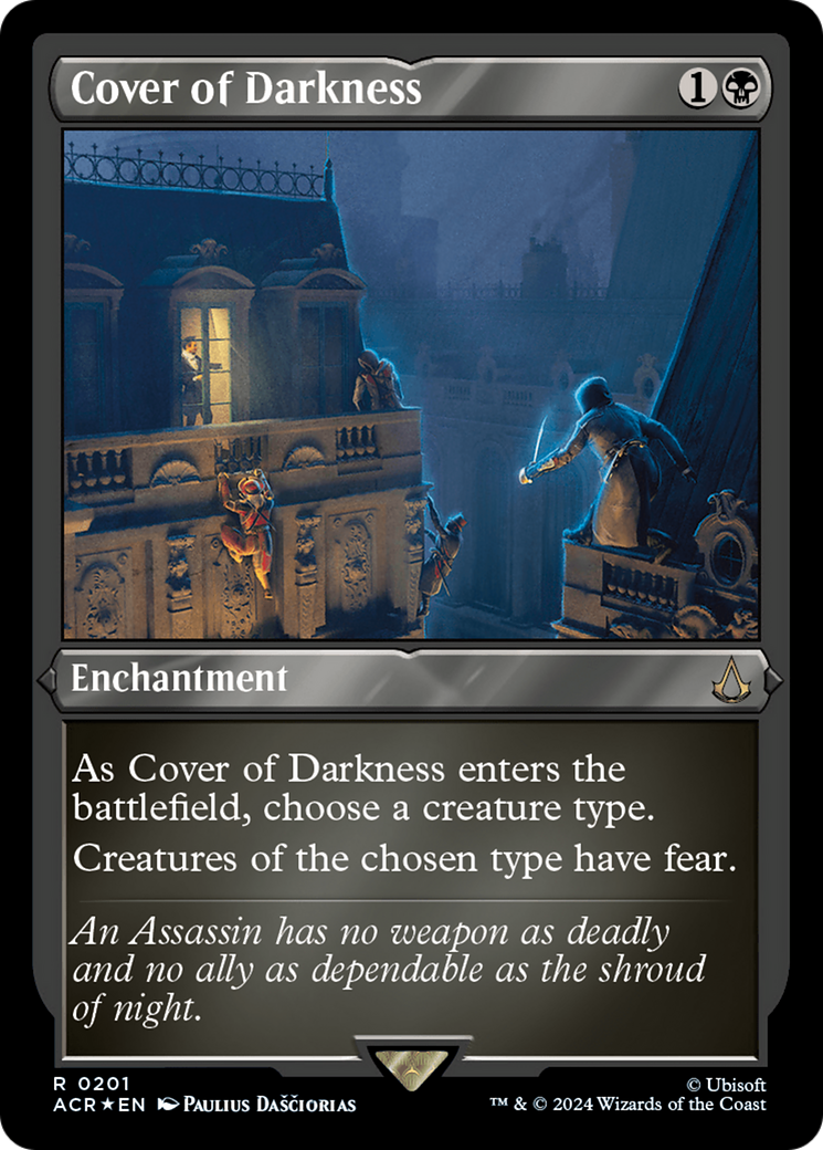 Cover of Darkness (Foil Etched) [Assassin's Creed] | Mega City Incorporated