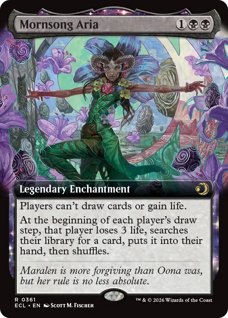 Mornsong Aria (Extended Art) [Lorwyn Eclipsed] | Mega City Incorporated