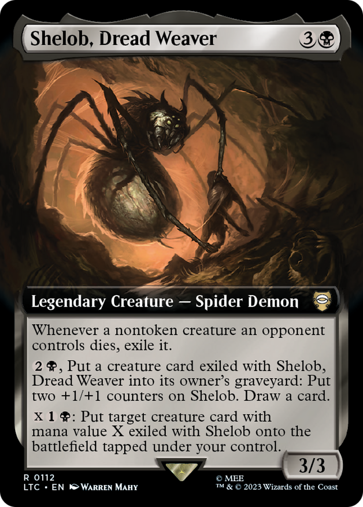 Shelob, Dread Weaver (Extended Art) [The Lord of the Rings: Tales of Middle-Earth Commander] | Mega City Incorporated