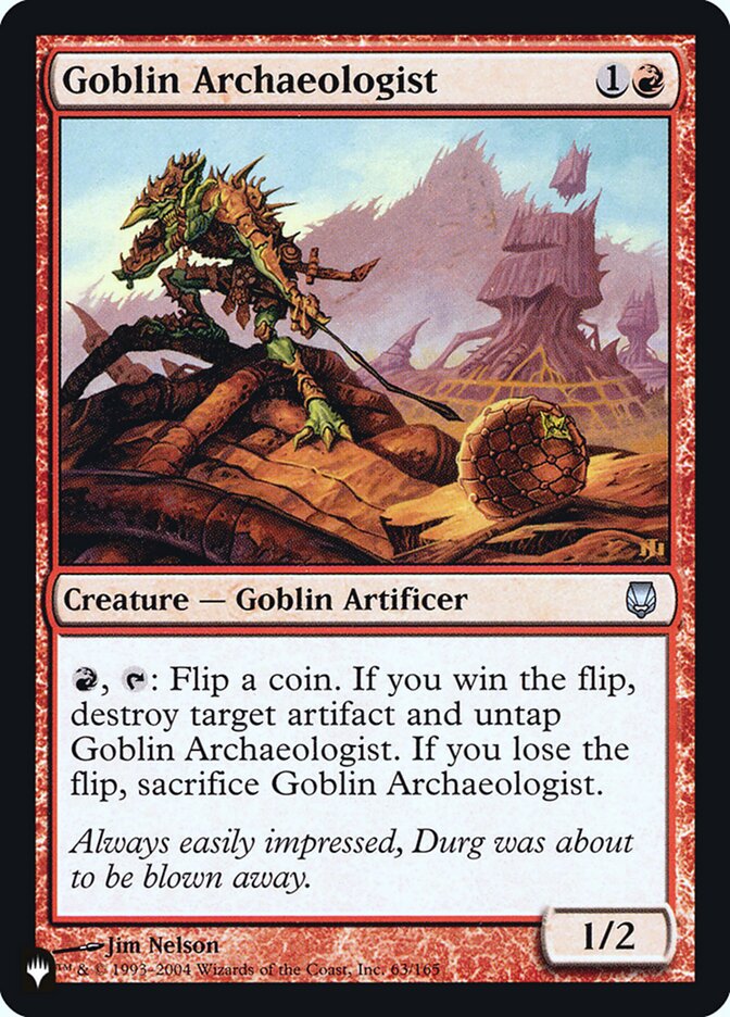 Goblin Archaeologist [Secret Lair: Heads I Win, Tails You Lose] | Mega City Incorporated