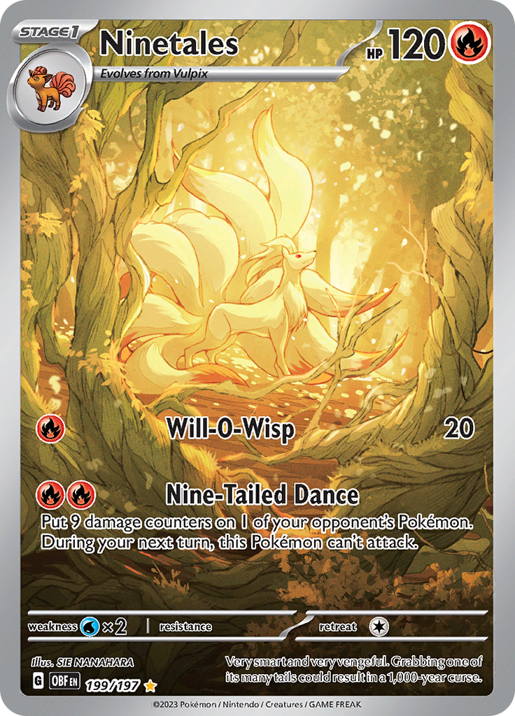 Ninetales (199/197) [Scarlet & Violet: Obsidian Flames] | Mega City Incorporated