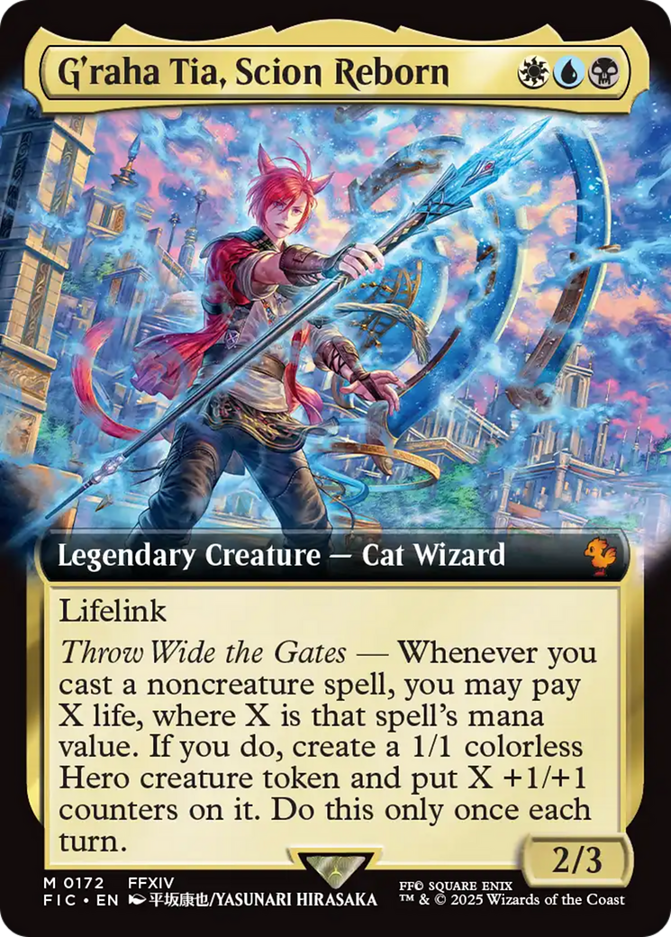 G'raha Tia, Scion Reborn (Extended Art) [FINAL FANTASY Commander] | Mega City Incorporated