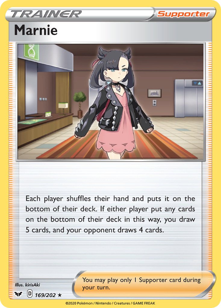 Marnie (169/202) (Theme Deck Exclusive) [Sword & Shield: Base Set] | Mega City Incorporated