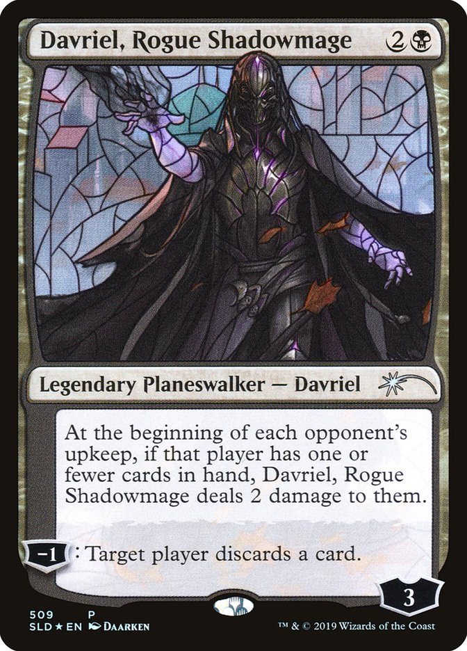 Davriel, Rogue Shadowmage (Stained Glass) [Secret Lair Drop Promos] | Mega City Incorporated