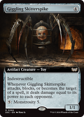 Giggling Skitterspike (Extended Art) [Duskmourn: House of Horror Commander] | Mega City Incorporated