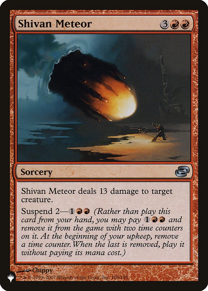 Shivan Meteor [The List] | Mega City Incorporated