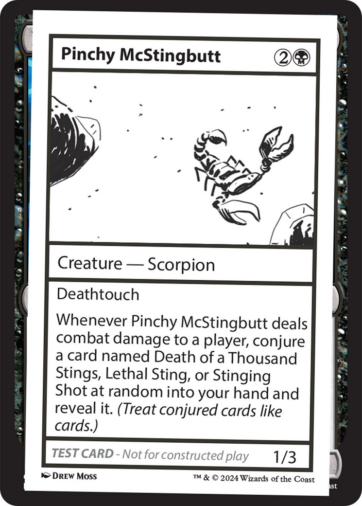 Pinchy McStingbutt [Mystery Booster 2 Playtest Cards] | Mega City Incorporated