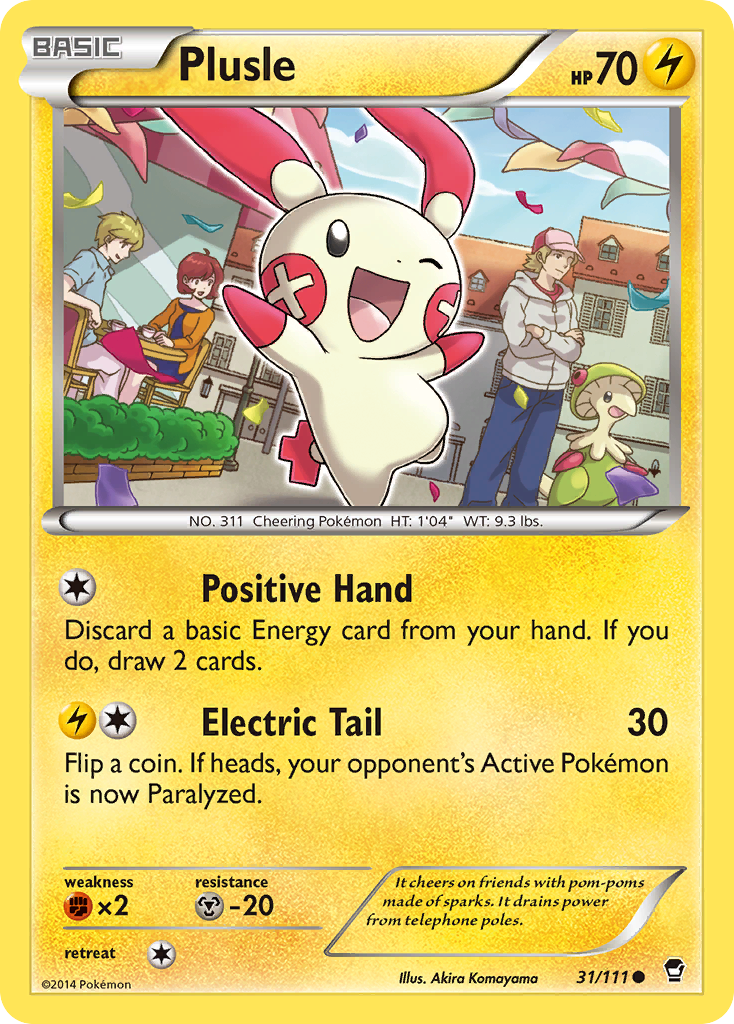 Plusle (31/111) [XY: Furious Fists] | Mega City Incorporated