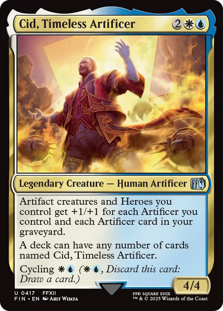 Cid, Timeless Artificer (0417) [FINAL FANTASY] | Mega City Incorporated