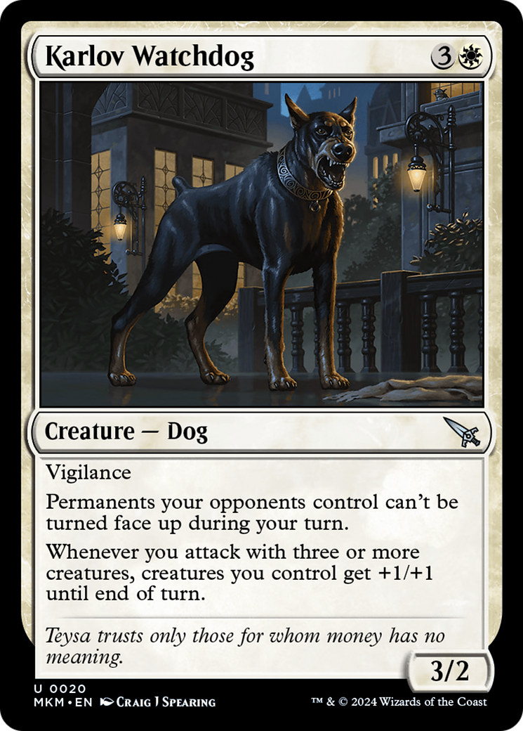 Karlov Watchdog [Murders at Karlov Manor] | Mega City Incorporated