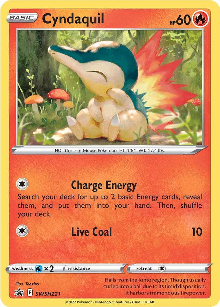 Cyndaquil (SWSH221) [Sword & Shield: Black Star Promos] | Mega City Incorporated