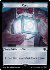 Human (0006) // Clue (0022) Double-Sided Token [Doctor Who Tokens] | Mega City Incorporated