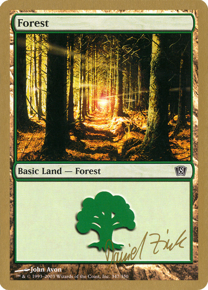 Forest (dz347) (Daniel Zink) [World Championship Decks 2003] | Mega City Incorporated