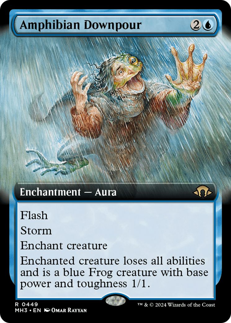 Amphibian Downpour (Extended Art) [Modern Horizons 3] | Mega City Incorporated