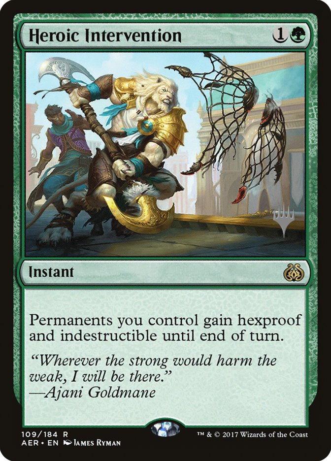 Heroic Intervention (Promo Pack) [Aether Revolt Promos] | Mega City Incorporated