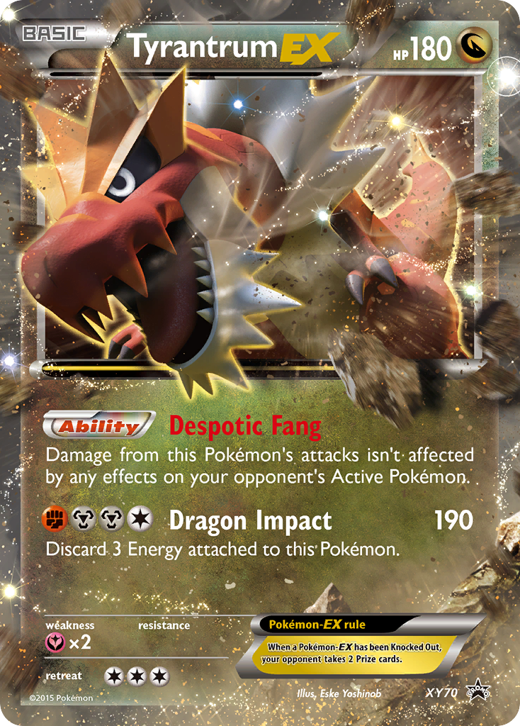 Tyrantrum EX (XY70) [XY: Black Star Promos] | Mega City Incorporated