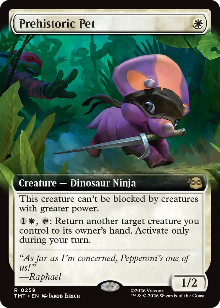 Prehistoric Pet (Extended Art) [Teenage Mutant Ninja Turtles] | Mega City Incorporated