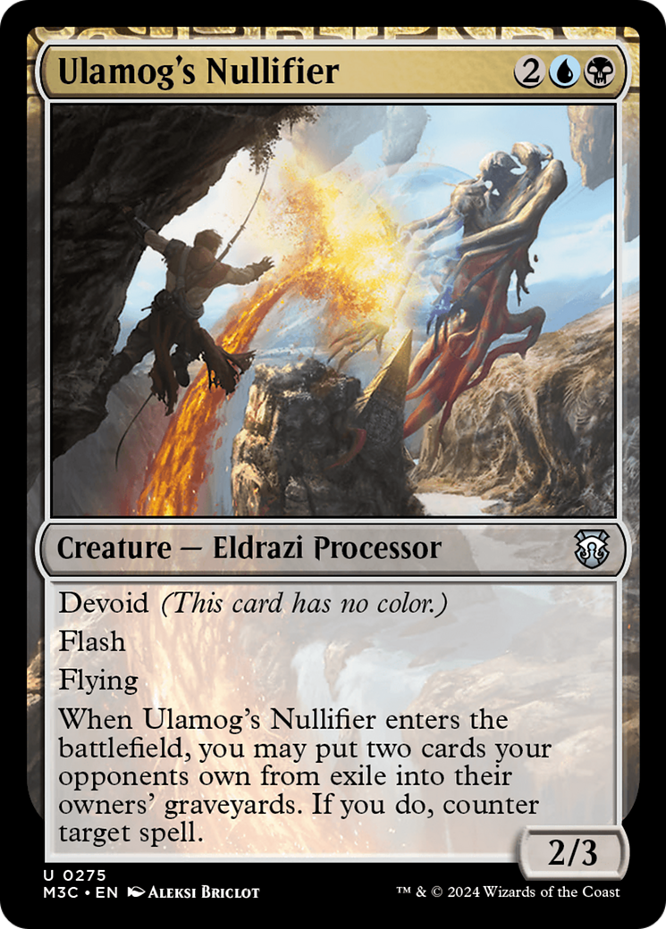 Ulamog's Nullifier (Ripple Foil) [Modern Horizons 3 Commander] | Mega City Incorporated