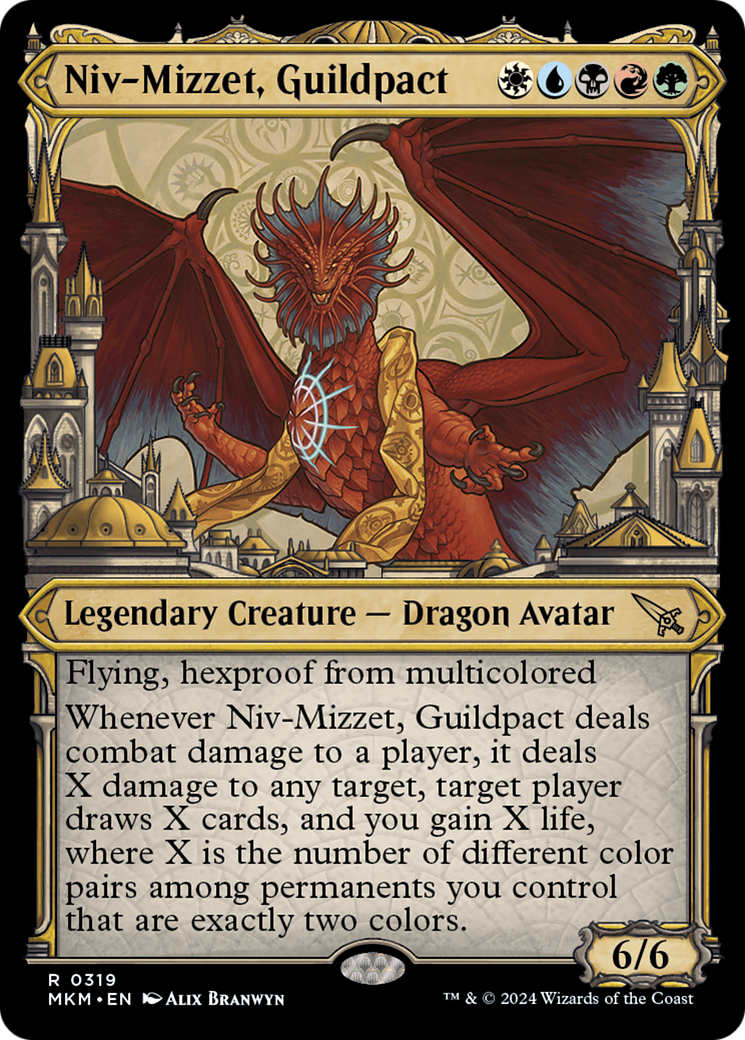 Niv-Mizzet, Guildpact (Showcase) (319) [Murders at Karlov Manor] | Mega City Incorporated