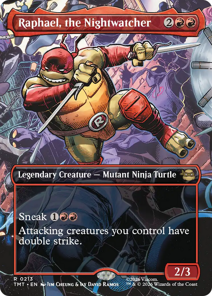 Raphael, the Nightwatcher (Borderless) [Teenage Mutant Ninja Turtles] | Mega City Incorporated