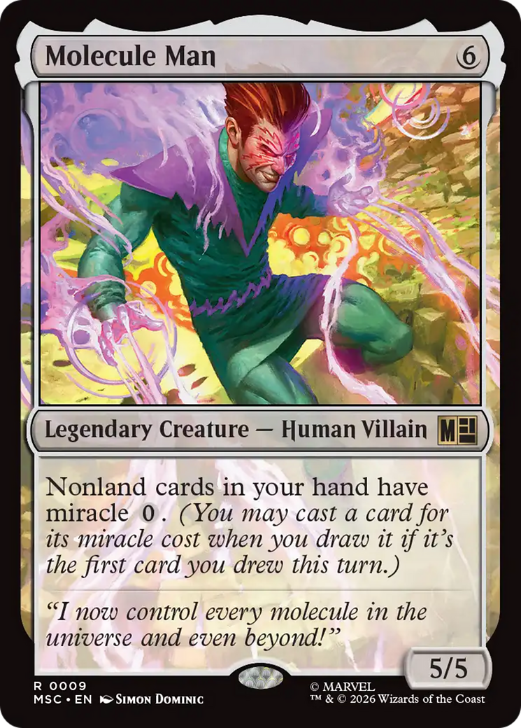 Molecule Man (Surge Foil) [Marvel Super Heroes Commander] | Mega City Incorporated