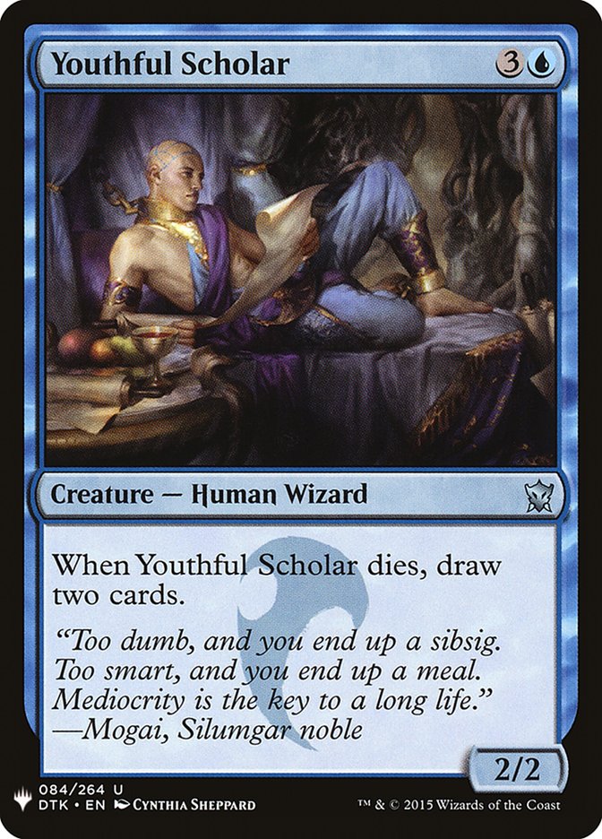 Youthful Scholar [Mystery Booster] | Mega City Incorporated