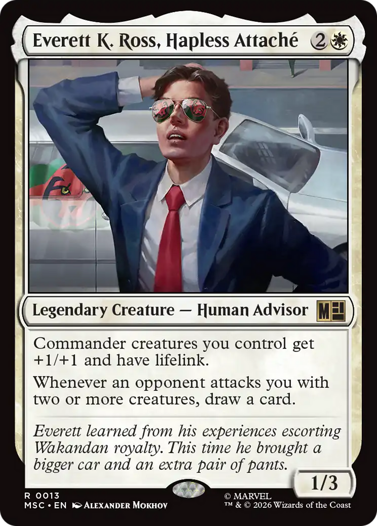 Everett K. Ross, Hapless Attache [Marvel Super Heroes Commander] | Mega City Incorporated