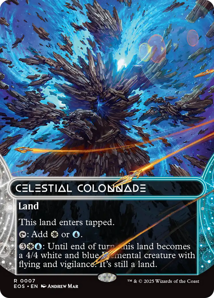 Celestial Colonnade (0007) (Borderless) [Edge of Eternities: Stellar Sights] | Mega City Incorporated