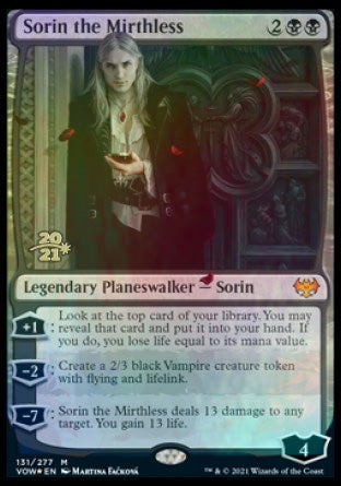 Sorin the Mirthless [Innistrad: Crimson Vow Prerelease Promos] | Mega City Incorporated