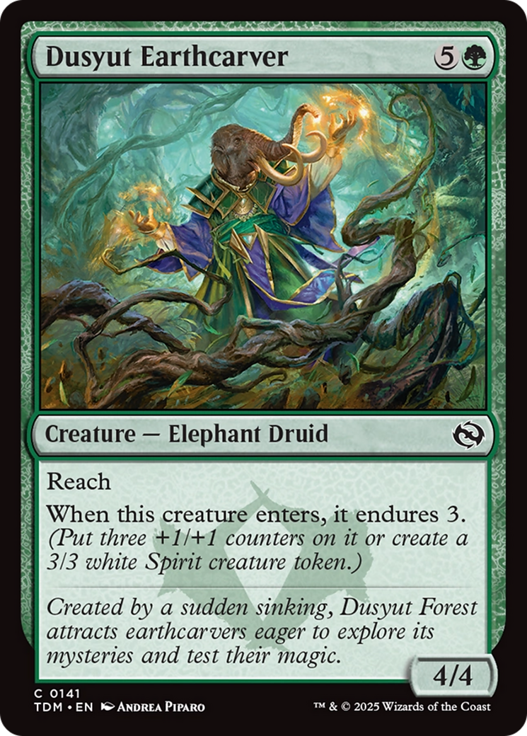 Dusyut Earthcarver [Tarkir: Dragonstorm] | Mega City Incorporated