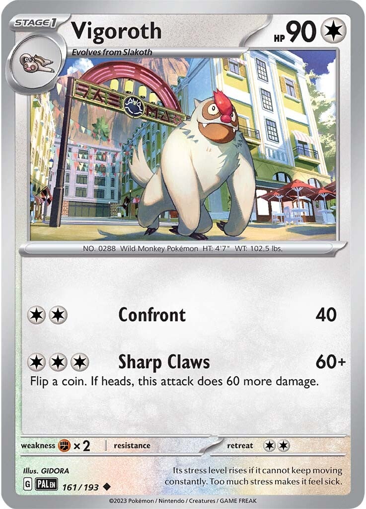 Vigoroth (161/193) [Scarlet & Violet: Paldea Evolved] | Mega City Incorporated