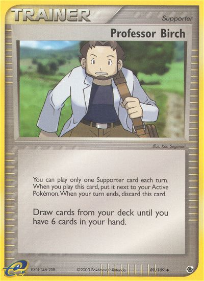 Professor Birch (89/109) [EX: Ruby & Sapphire] | Mega City Incorporated