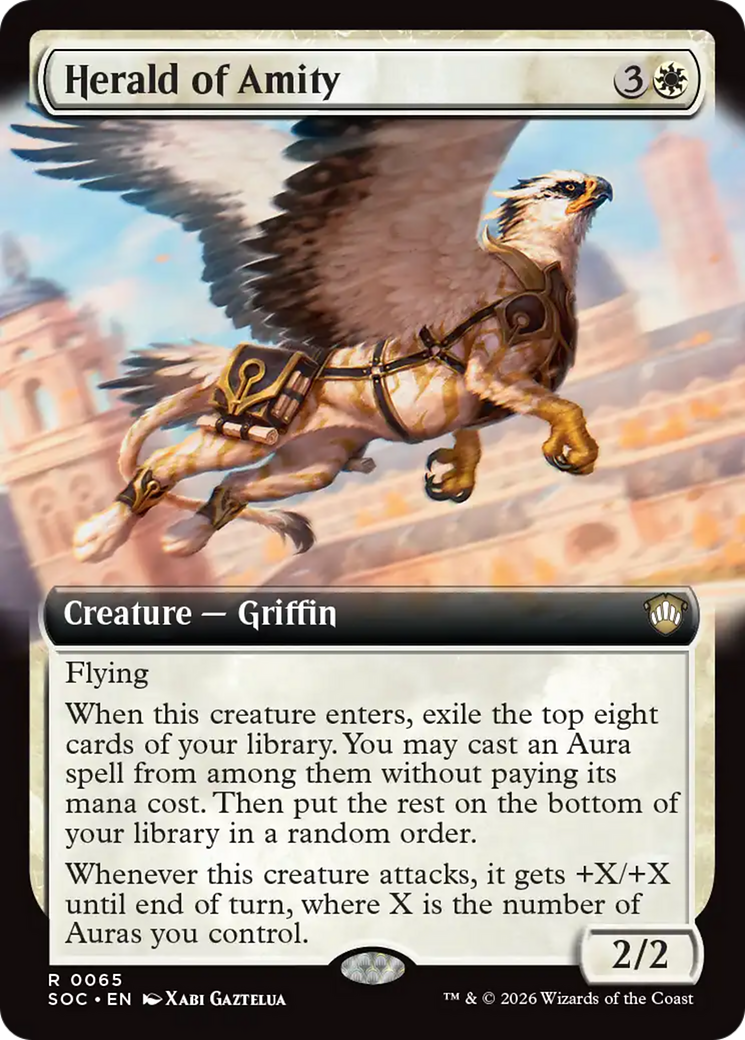 Herald of Amity (Extended Art) [Secrets of Strixhaven Commander] | Mega City Incorporated