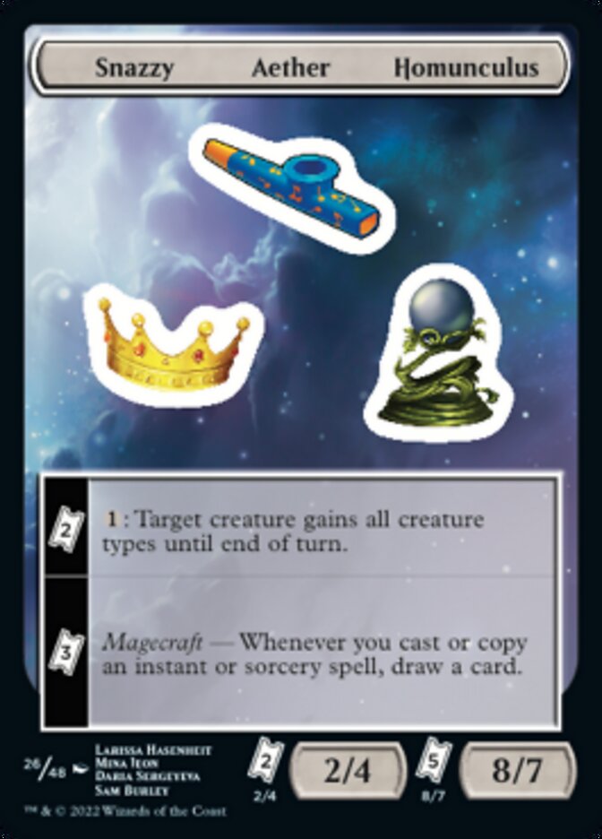 Snazzy Aether Homunculus [Unfinity Stickers] | Mega City Incorporated