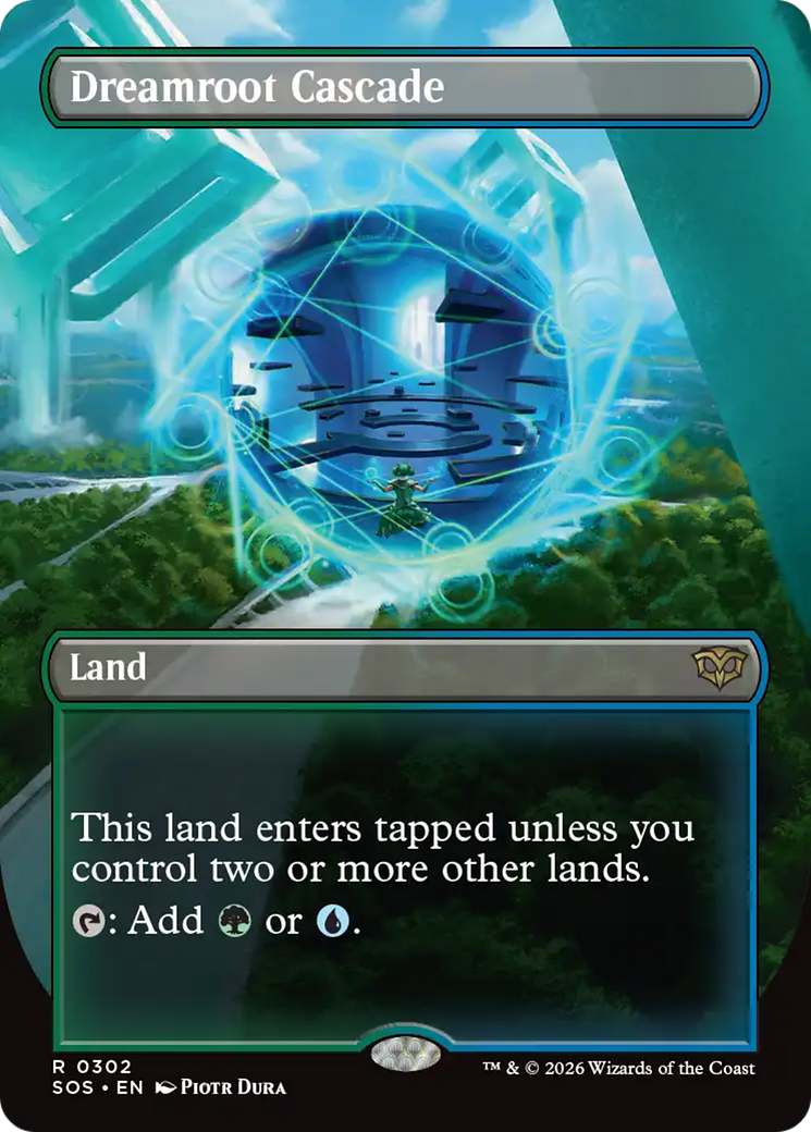 Dreamroot Cascade (Borderless) [Secrets of Strixhaven] | Mega City Incorporated