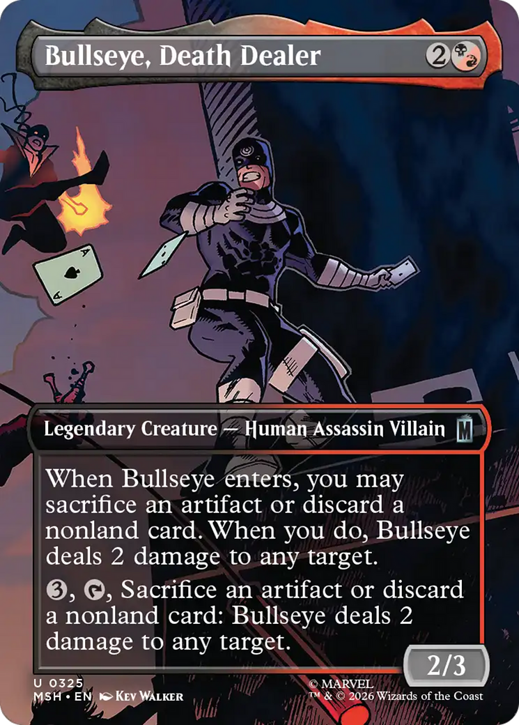 Bullseye, Death Dealer (Borderless) [Marvel Super Heroes] | Mega City Incorporated