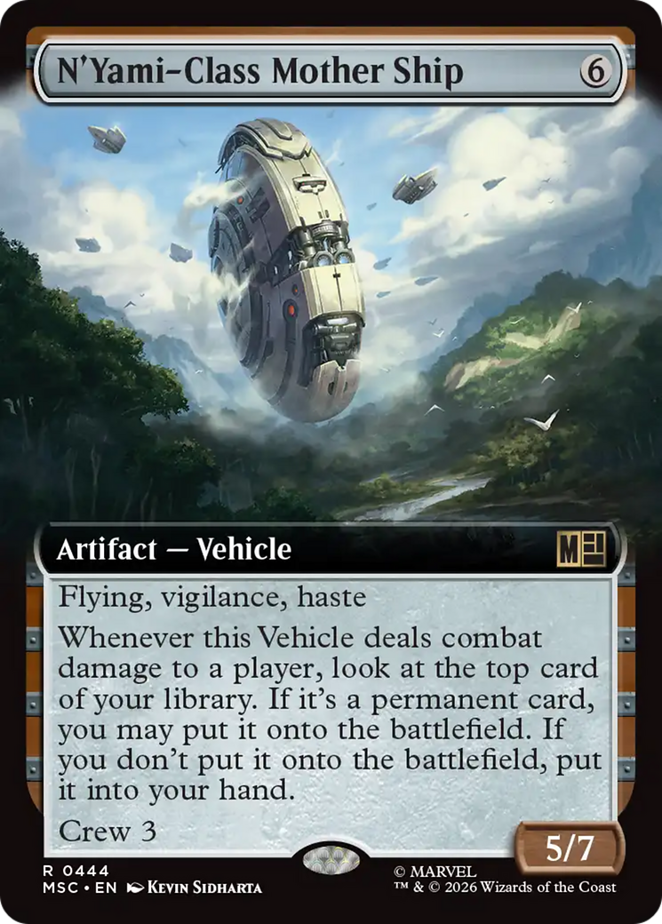 N'Yami-Class Mother Ship (Extended Art) [Marvel Super Heroes Commander] | Mega City Incorporated