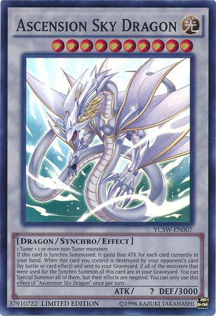 Ascension Sky Dragon [YCSW-EN007] Super Rare | Mega City Incorporated
