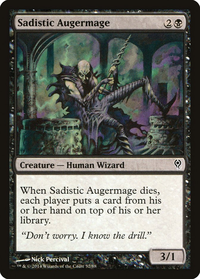 Sadistic Augermage [Duel Decks: Jace vs. Vraska] | Mega City Incorporated